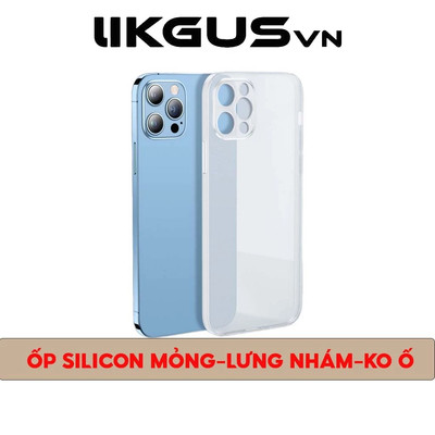 Ốp Lưng LikgusVn Slim Nhám Siêu Mỏng, Không Ố Vàng, Chống Vân Tay Dành Cho 11-12-13-14-15-16