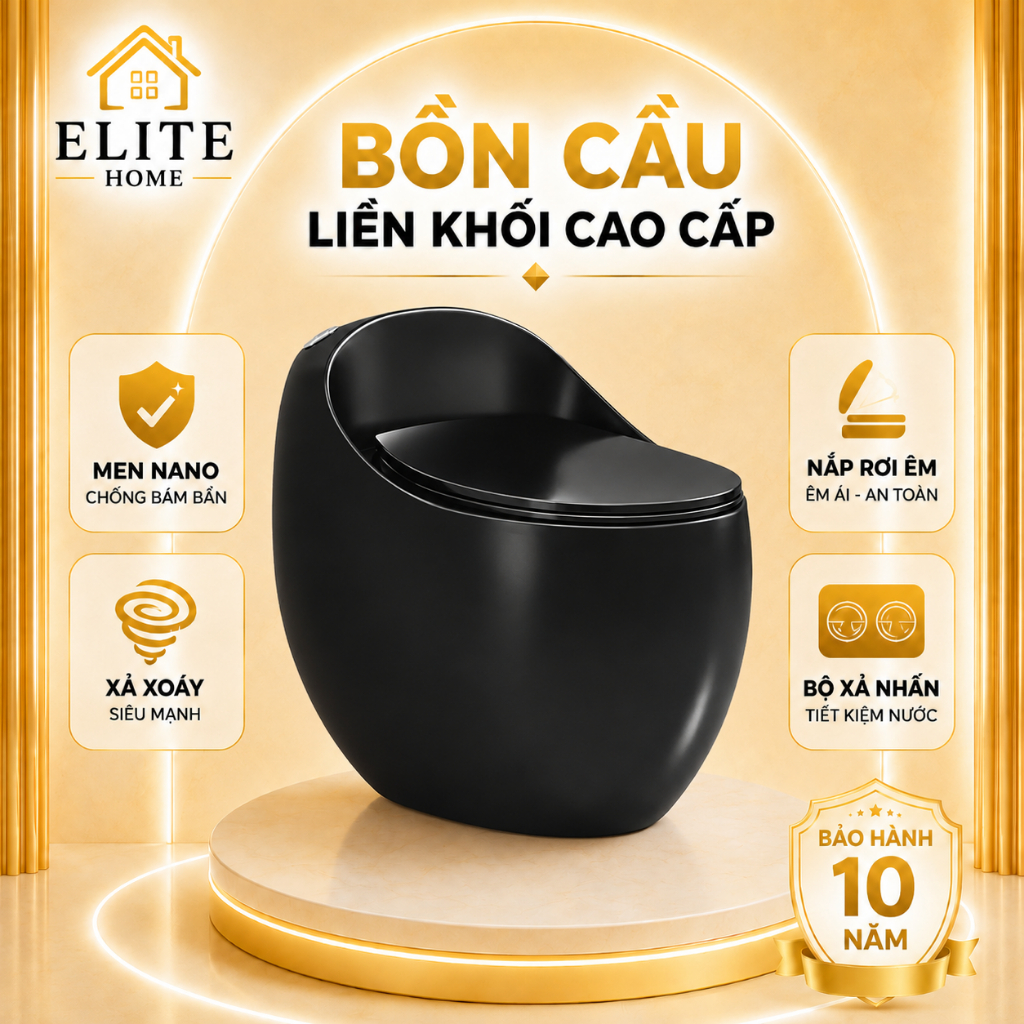 Bồn cầu trứng, bệt vệ sinh F-T05
