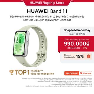 [ĐỘC QUYỀN] Vòng Đeo Tay Thông Minh HUAWEI Band 11 Series | Mỏng Nhẹ, Màn Hình Lớn| Quản Lý Sức Khỏe Nâng Cao