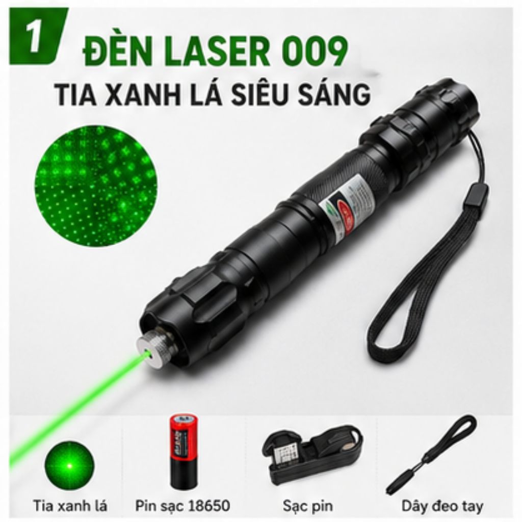 ĐÈN LAZE,ĐÈN LAZER SIÊU MẠNH FX-009 Siêu sáng