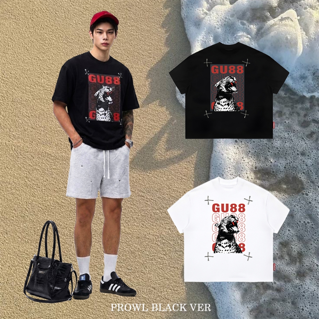 Áo thun Cotton 2 chiều Unisex Form BOXY Cao Cấp -Prowl items Items by GUMADE'