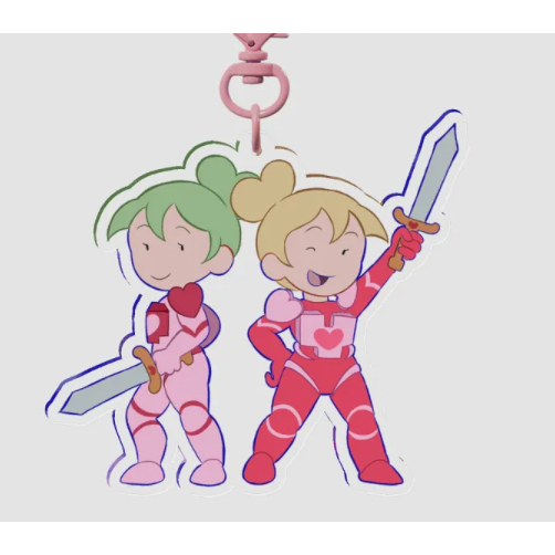 Fionna and fennel Keychainn 98