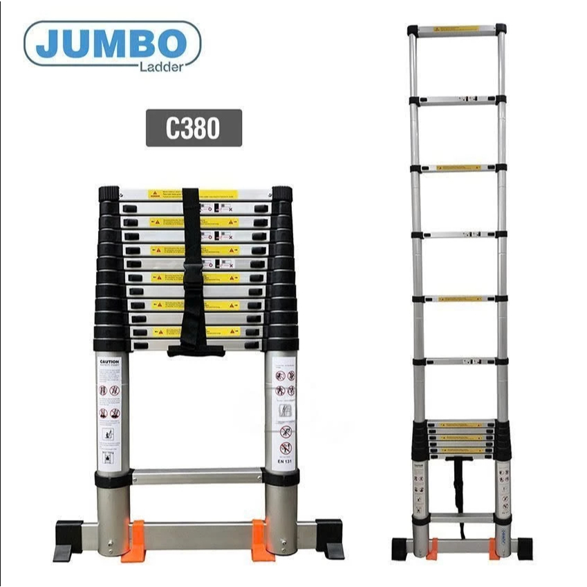 Thang nhôm rút đơn Jumbo. Model: C380
