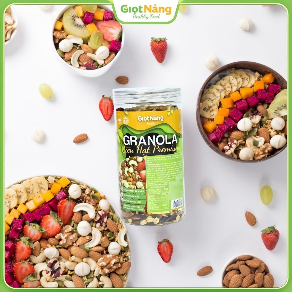 Granola Hạt Dinh Dưỡng Ăn Sáng từ Giọt Nắng