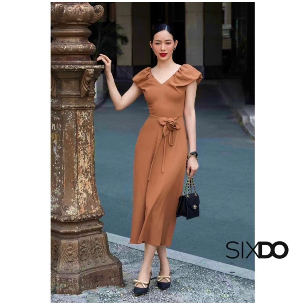 (Chính Hãng) Váy xoè dáng dài nữ hãng Sixdo newtag size S