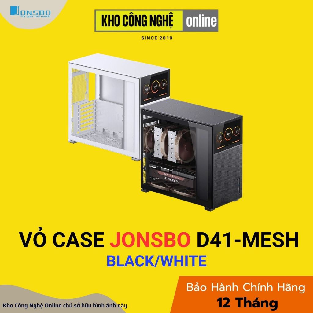 Vỏ Case Máy Tính JONSBO D41 MESH (Hàng Chính Hãng)