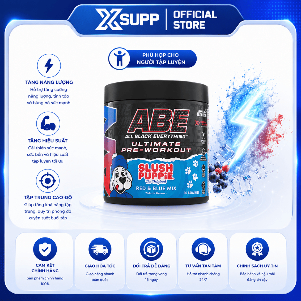 ABE Pre Workout 30 Servings Bột Pha Uống Trước Tập Dành Cho Người Luyện Tập