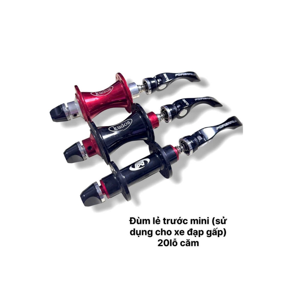Đùm lẻ trước mini 20lỗ căm có kèm ty, ĐÙM CHỈ SỬ DỤNG CHO XE ĐẠP GẤP dành cho xe đạp