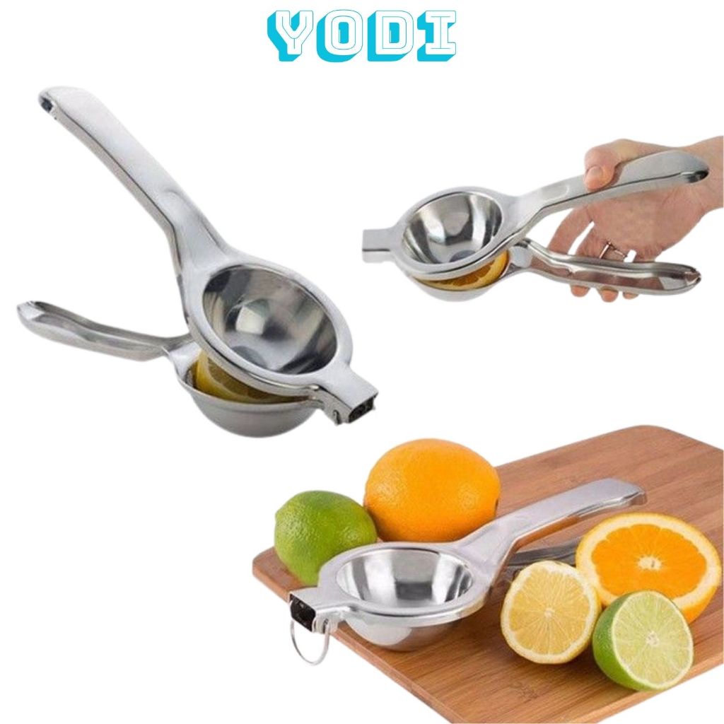 Dụng Cụ Ép Vắt Chanh Inox Không Gỉ, Kẹp Vắt Nước Cốt Chanh Tiện Dụng, Dụng Cụ Vắt Chanh Nhà Bếp