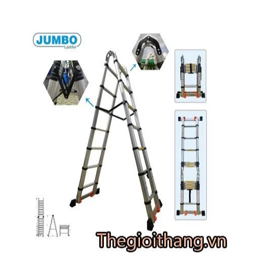 Thang nhôm rút đôi Jumbo. Model: A190