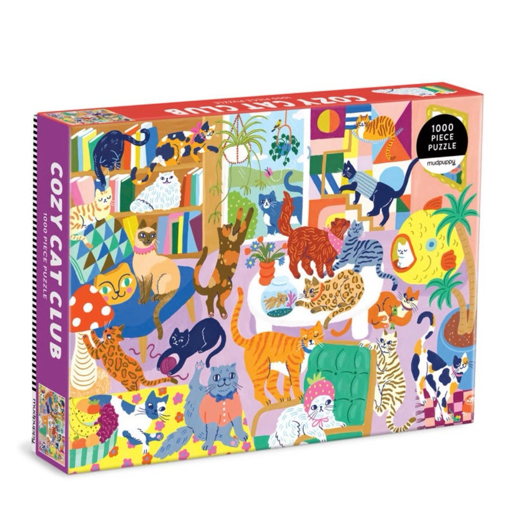 MUDPUPPY PUZZLE 1000pcs COZY CAT CLUB