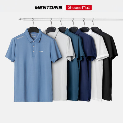 Áo Polo Nam MENTORIS Vải Coolmax, Siêu Co Giãn, Thoáng Khí, Form Tôn Dáng, Trẻ Trung MPL01