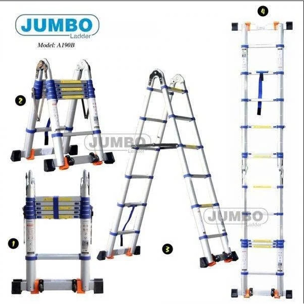 Thang nhôm rút đôi Jumbo. Model: A190B