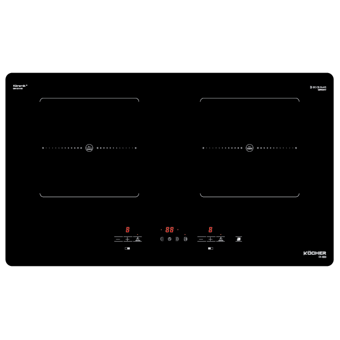 Bếp từ đôi Kocher DI-633