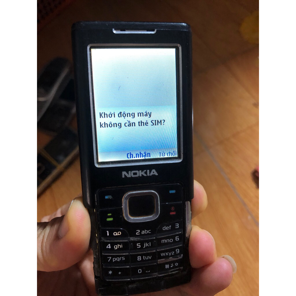 Xác Nokia 6500c lên màn sọc xấu, loa rung thấy con oce, trùng imei,phím bấm còn nhận, sjm sóng oce, 