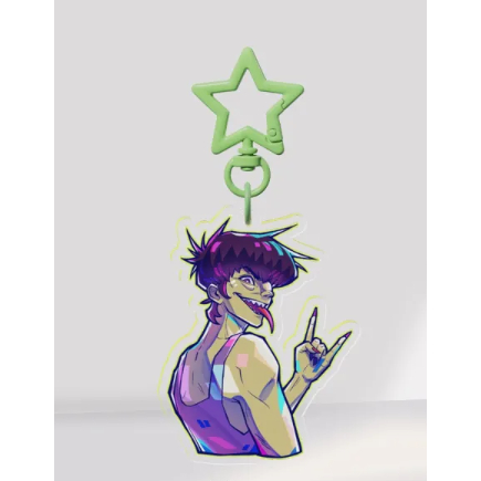 Murdoc Keychain - Gorillaz Colorpoppin' Series 18