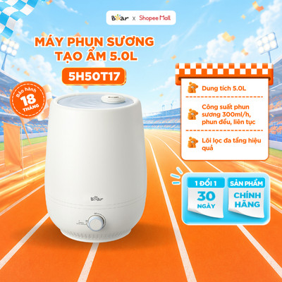 Máy Phun Sương Tạo Ẩm BEAR Máy Tạo Độ Ẩm Không Khí Máy Phun Hơi Sương Máy Khuếch Tán Sương HU-5H50T17