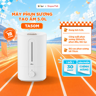 Máy Phun Sương Tạo Ẩm Bear Máy Tạo Độ Ẩm Phun Sương 2 Chế Độ Máy Phun Sương Làm Mát Máy Xông Dung Tích 5L SB-TA50M