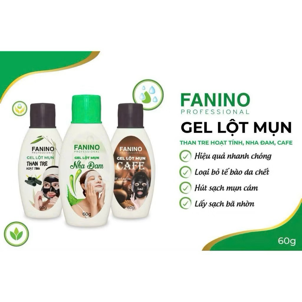 Gel Lột Mụn Đầu Đen, Mụn Cám, Gel lột mụn Nha đam, Than hoạt tính cafe