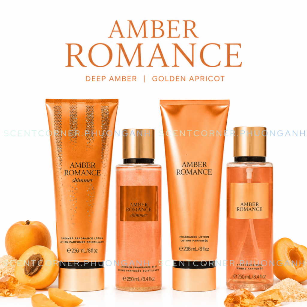 AMBER ROMANCE - Xịt thơm Body Mist | Body Lotion