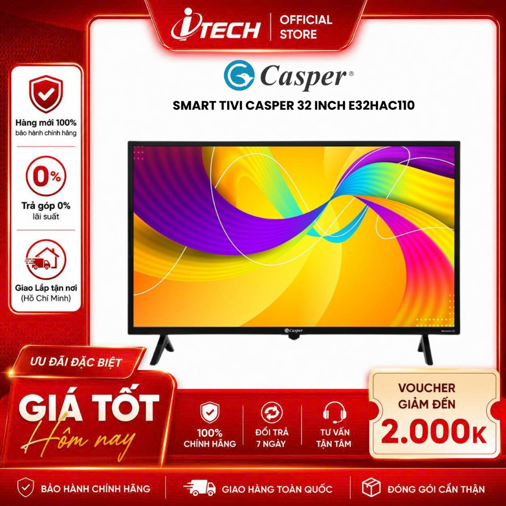 E32HAC110 - Android Tivi Casper 32 inch E32HAC110 - Hàng chính hãng