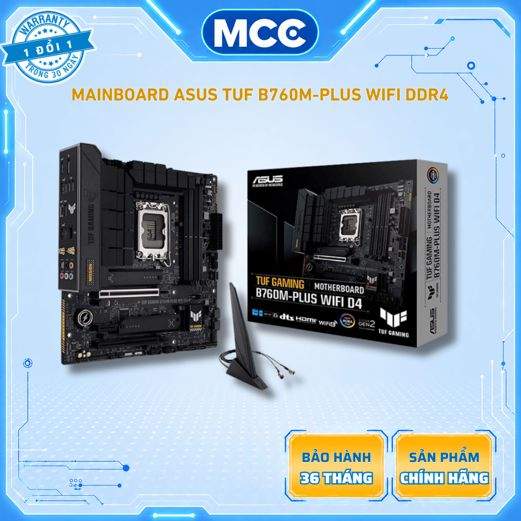 Mainboard Asus TUF GAMING B760M-PLUS WIFI DDR4