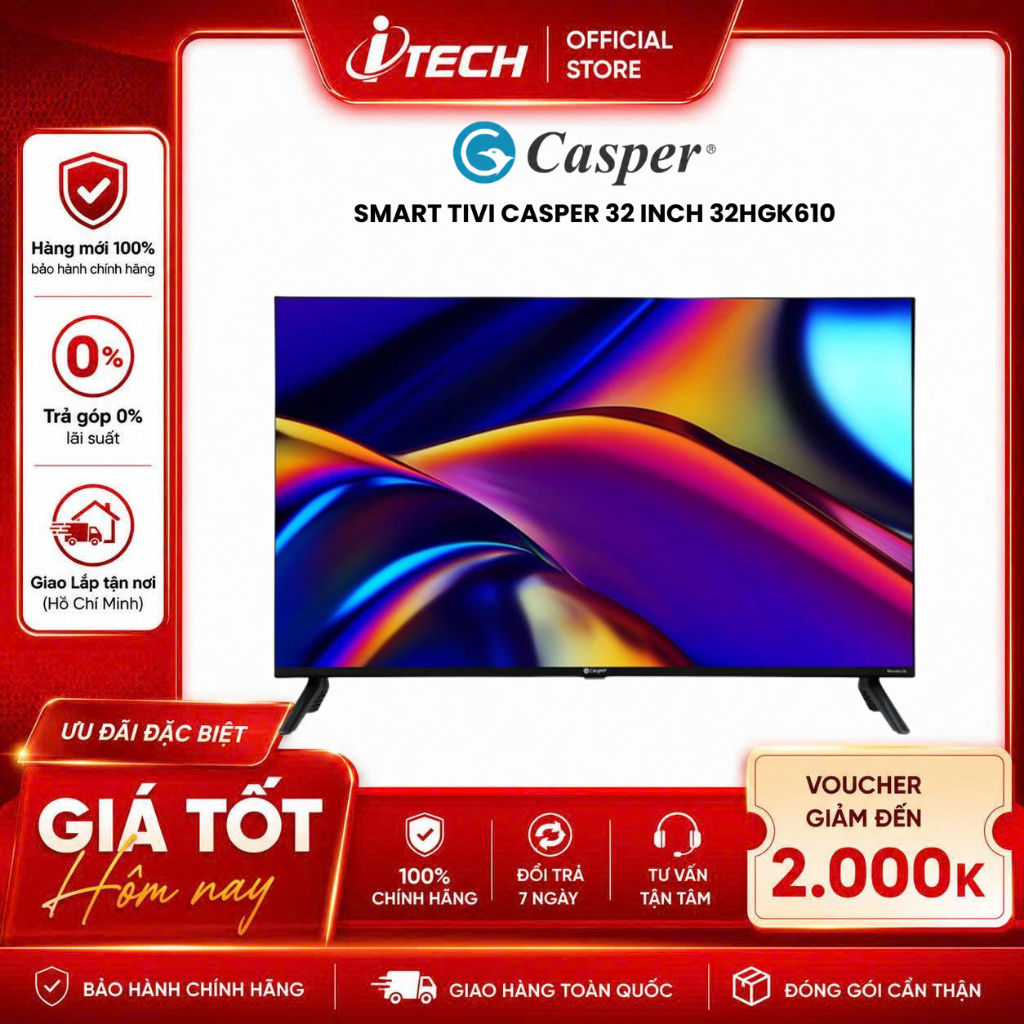 32HGK610 - Google Tivi Casper 32 inch 32HGK610 - Hàng chính hãng