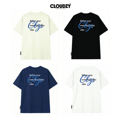 [NEW] Áo thun oversize CLOUDZY in chữ vải cotton 100% 250gsm form rộng áo phông oversize local brand streetwear REFINE