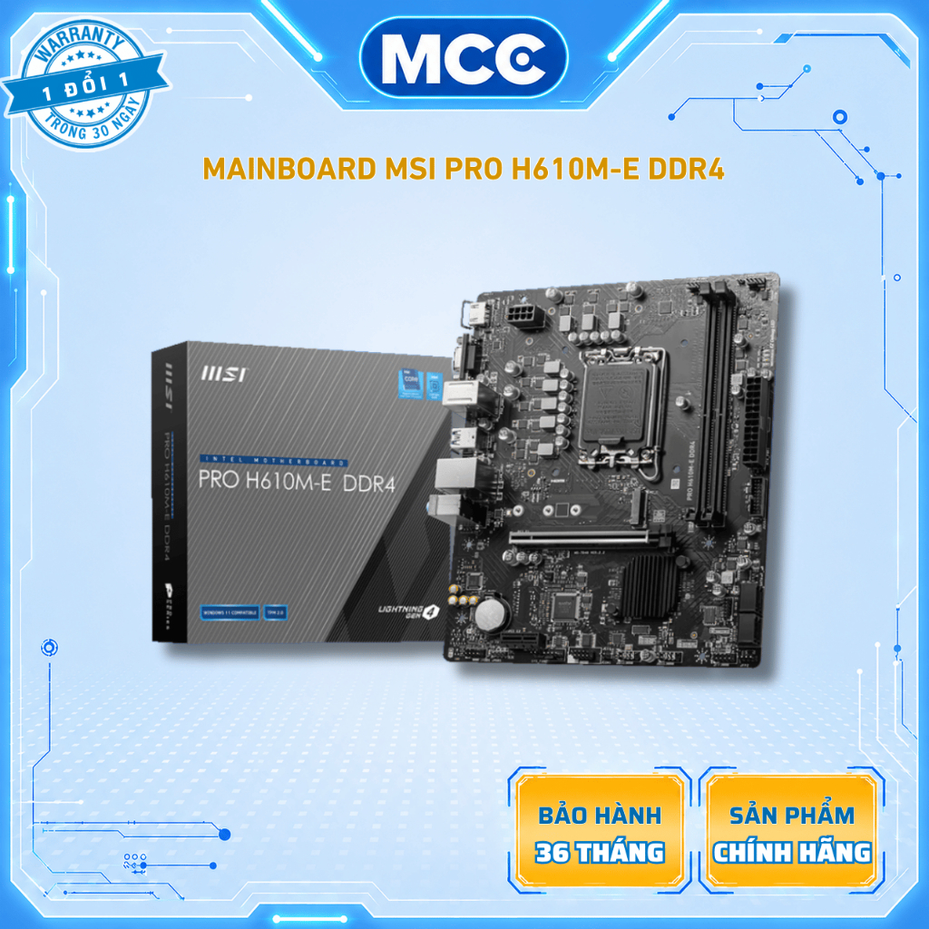 Mainboard MSI Pro H610M-E DDR4