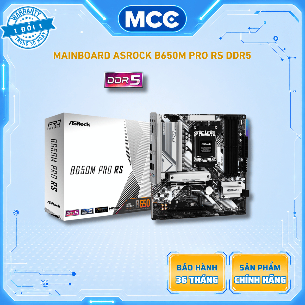 Mainboard ASRock B650M Pro RS DDR5