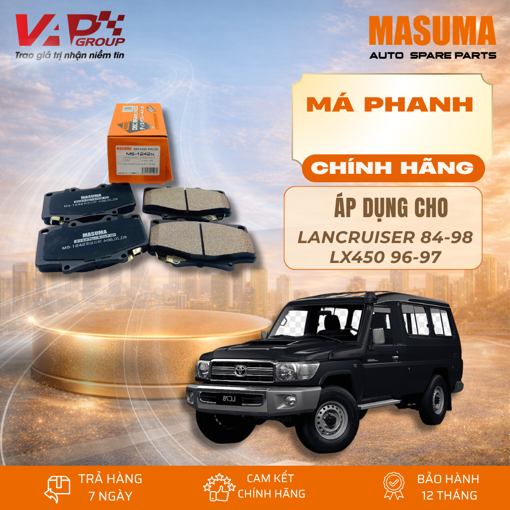 Má Phanh Trước Lancruiser 84-98 , LX450 96-97