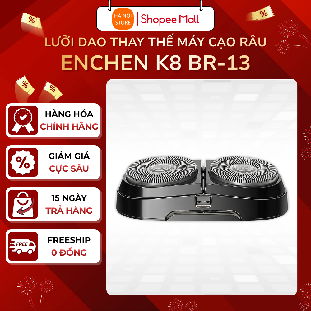 Lưỡi dao thay thế cho Máy cạo râu Enchen K8 (CHỈ THAY THẾ ĐƯỢC CHO MÁY CẠO RÂU ENCHEN K8)