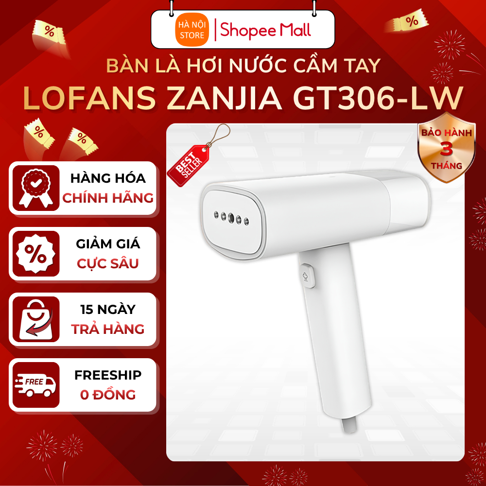 Bàn là, bàn ủi hơi nước cầm tay Deerma HS100, Zanjia GT306-LW - Bảo hành 3 tháng