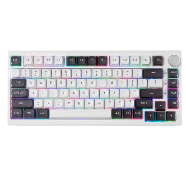 Bàn Phím Cơ Fuhlen H75S Gaming LED RGB Layout 75% Switch Cơ 3-Mode Wireless – Mạch Xuôi Cao Cấp Full