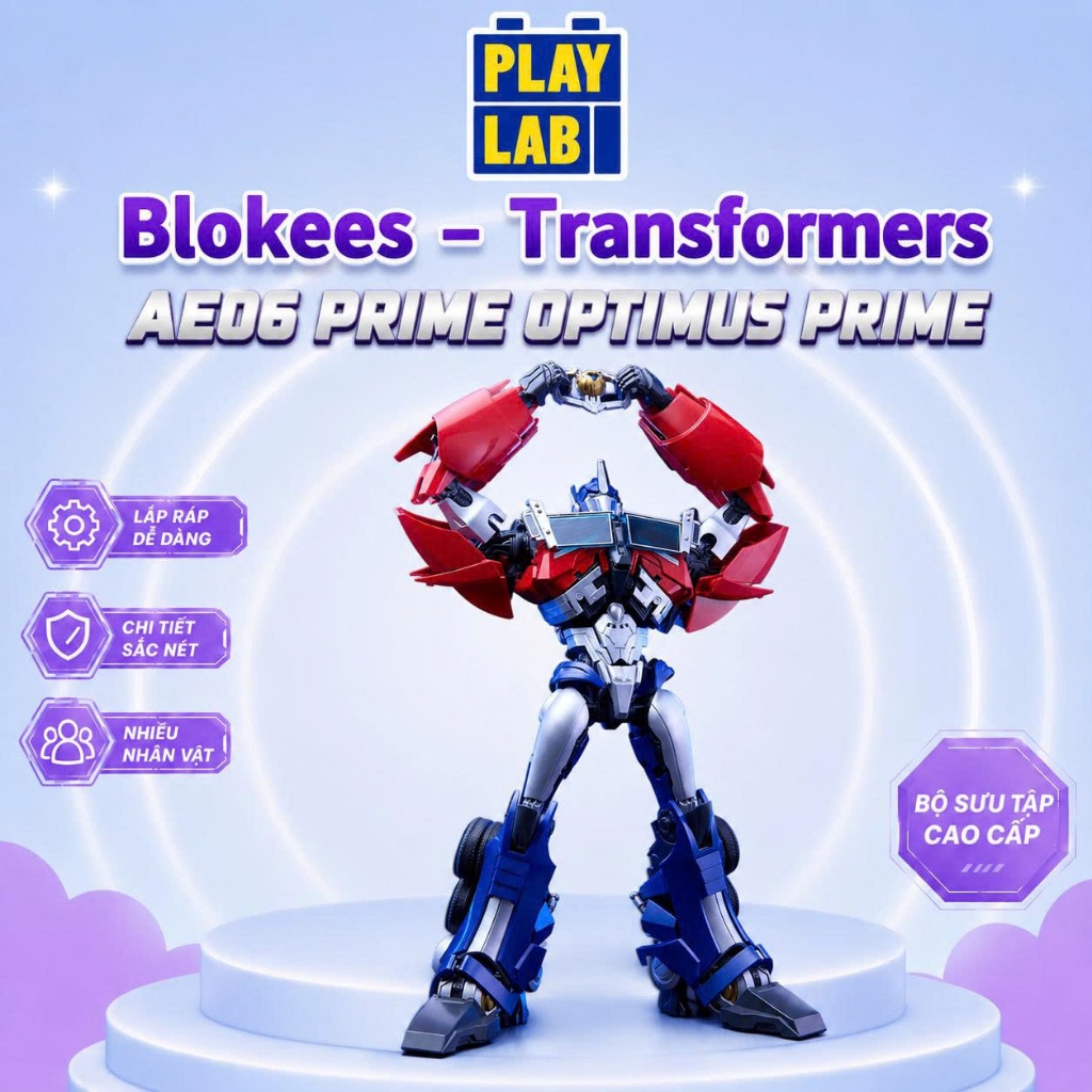 Mô hình Blokees – 71175 – Transformers AE06 Prime Optimus Prime (Limited Model Kit)