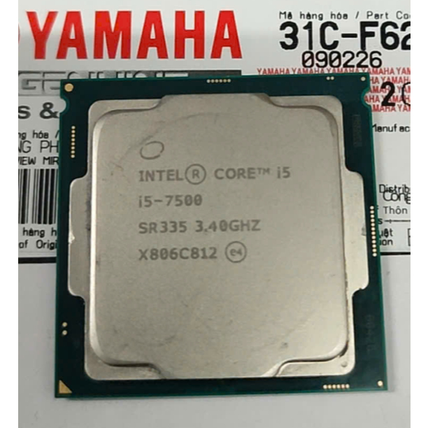 CPU Intel Core i5-7500 (Socket 1151, Chạy Main H110, B150, B250, H170, Z170, Z270)