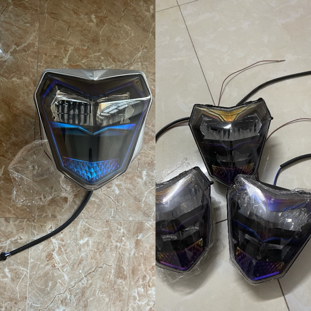 Đèn ZinPat Xmen Và 133, Đèn ZinPat TiTan 2 Tầng Dành Cho Xe Điện Xmen Và 133 12V Siêu Sáng