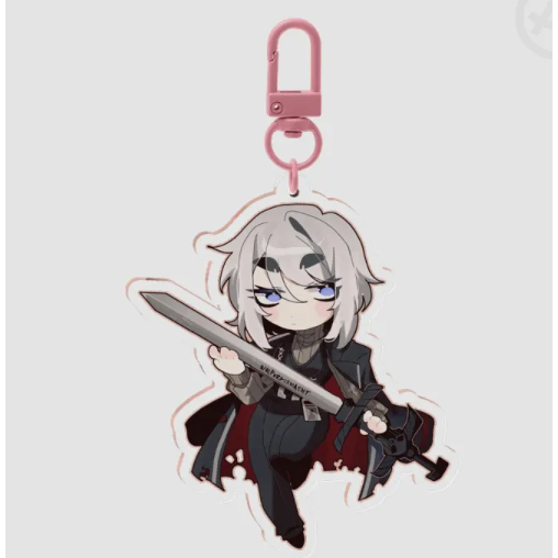 Faust acrylic keychain