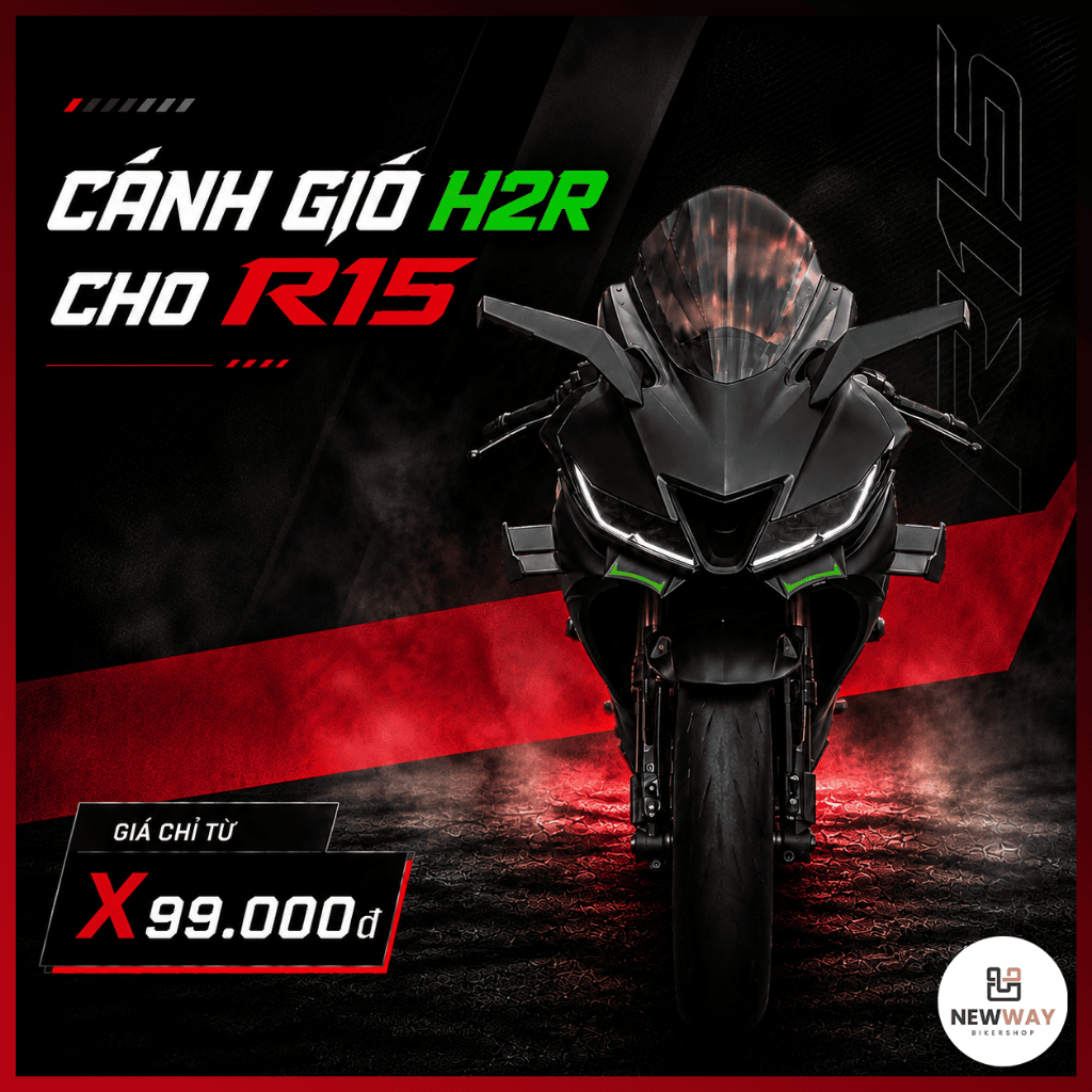 Cánh gió H2R cho R15V3 | New Way Biker Shop