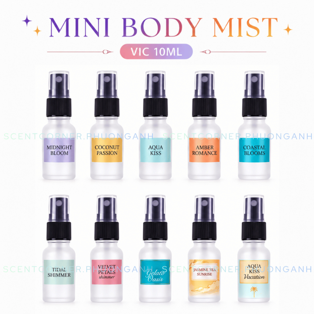 [ 10ml để thử mùi ] Xịt Thơm Body Mist V.iC