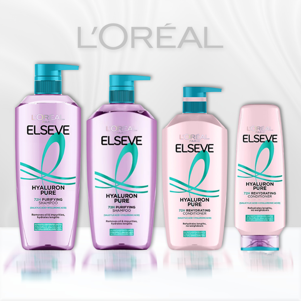 [Da Dầu] Gội xả LOREAL Elseve Hyaluron Pure