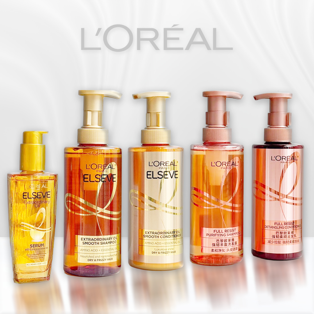 Gội Xả Dưỡng Tóc LOREAL Elseve Extraordinary Oil Smooth Full Resist
