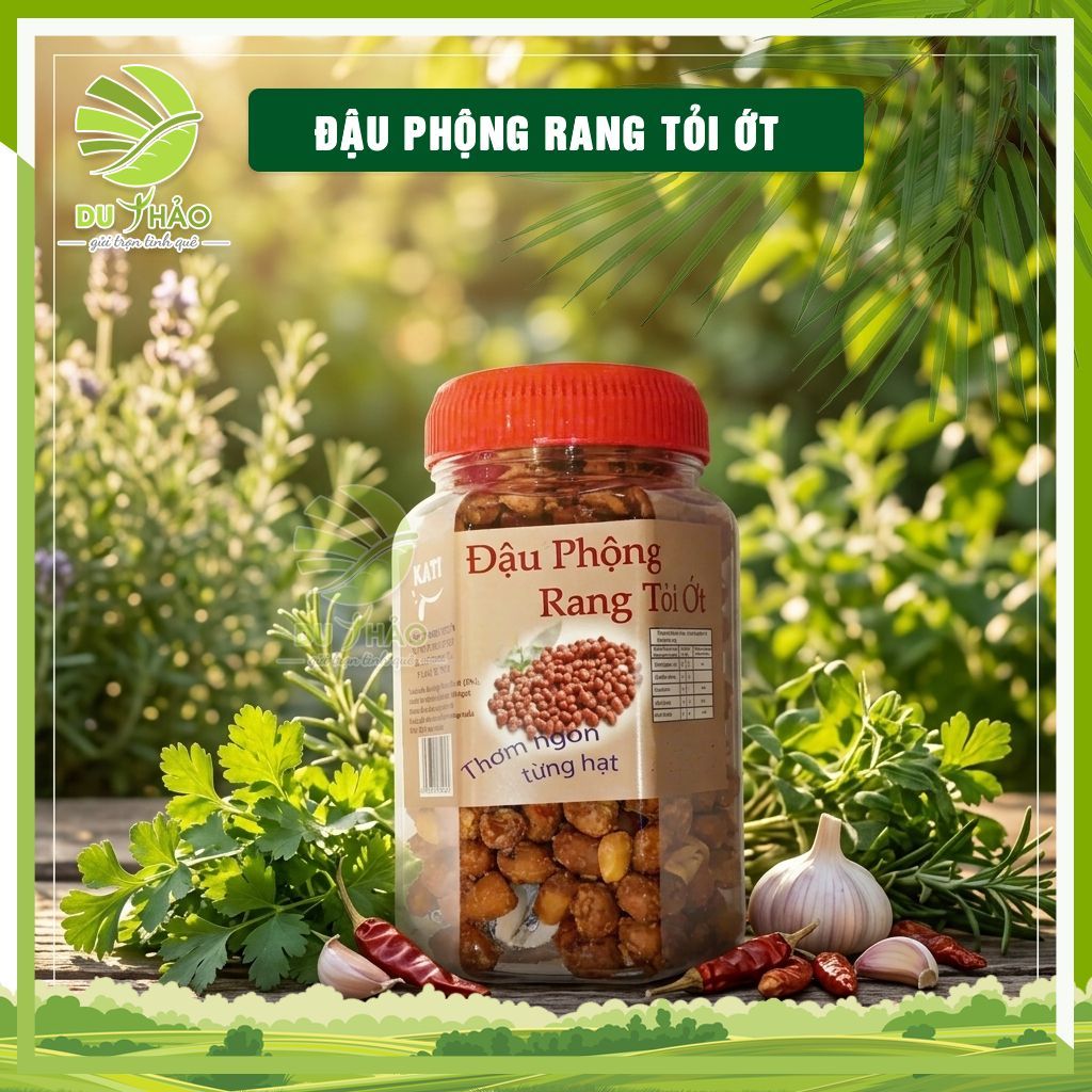 Đậu phộng Tây Ninh cháy tỏi ớt 250g, đậu phộng rang cháy tỏi giò ngon, ăn vặt Sài Gòn