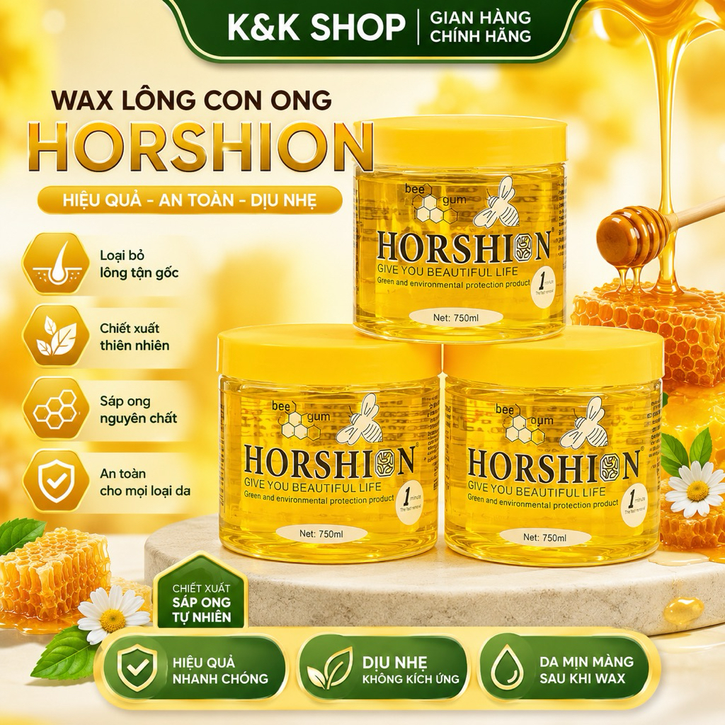 wax lông HORSHION con ong