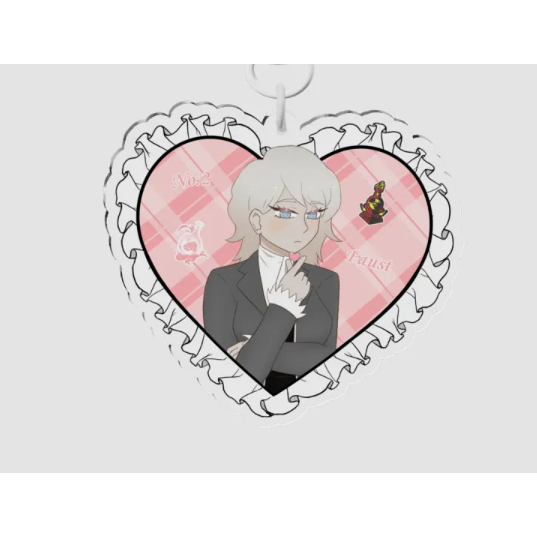 Faust Heart Acrylic Keychain