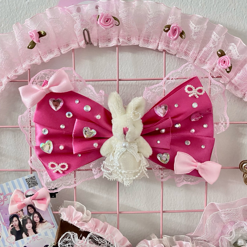 [HANDMADE] KẸP TÓC NƠ GYARU, DỄ THƯƠNG, SHOUJO, HIMEKAJI, ĐÁNG YÊU DỄ THƯƠNG KITTY THỎ