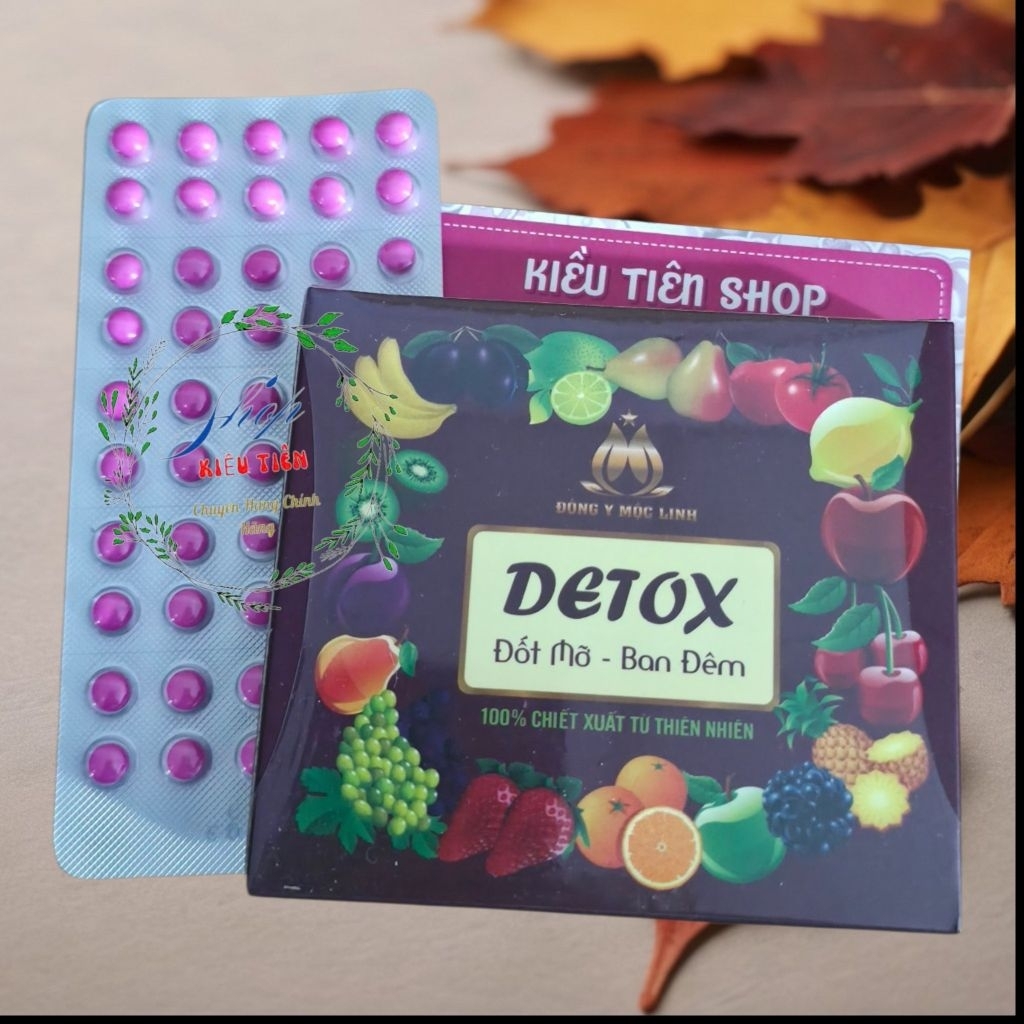Combo Detox Đêm slim x3 15 Viên