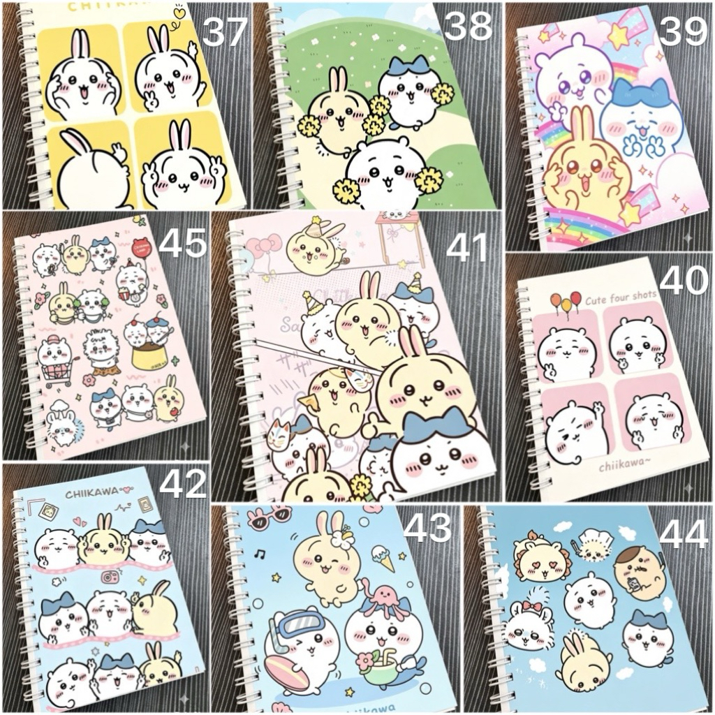 Sổ tay Chiikawa nhiều mẫu chọn 200 trang/ sổ Chiikawa dễ thương / sổ viết Chiikawa dễ thương