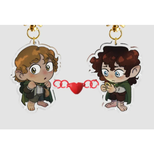 SamFrodo Lord of the Rings Acrylic Magnet Keychains 3 NANG DECOR SHOP