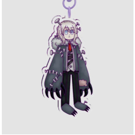 Limbus Company Faust (Hex Nail) Keychain